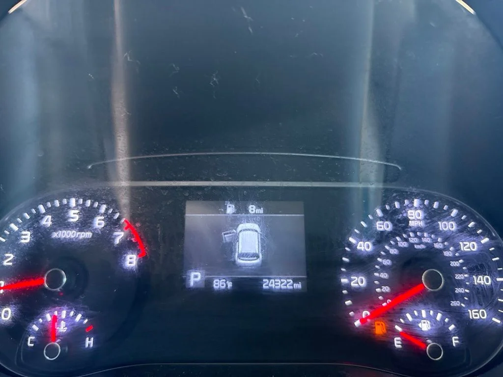 Used 2021 Cherry Black Kia LX image 11