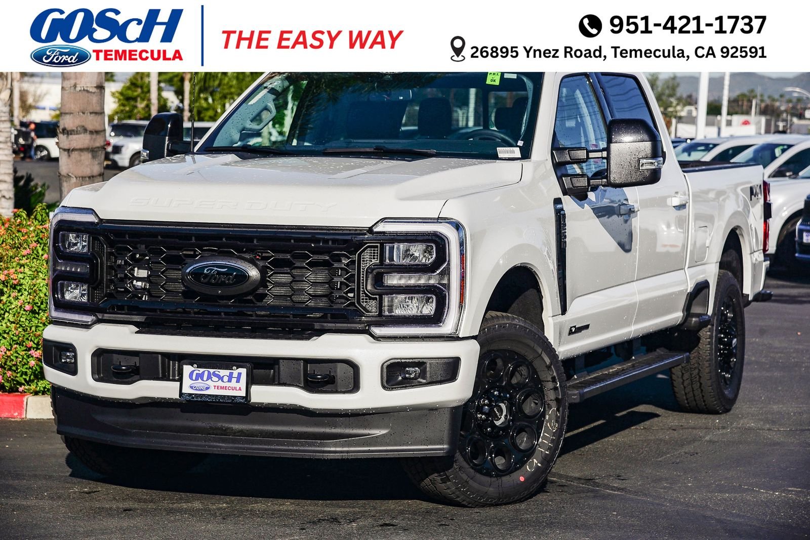 New 2026 Star White Metallic Tri-Coat Ford F-250® Lariat® image 1