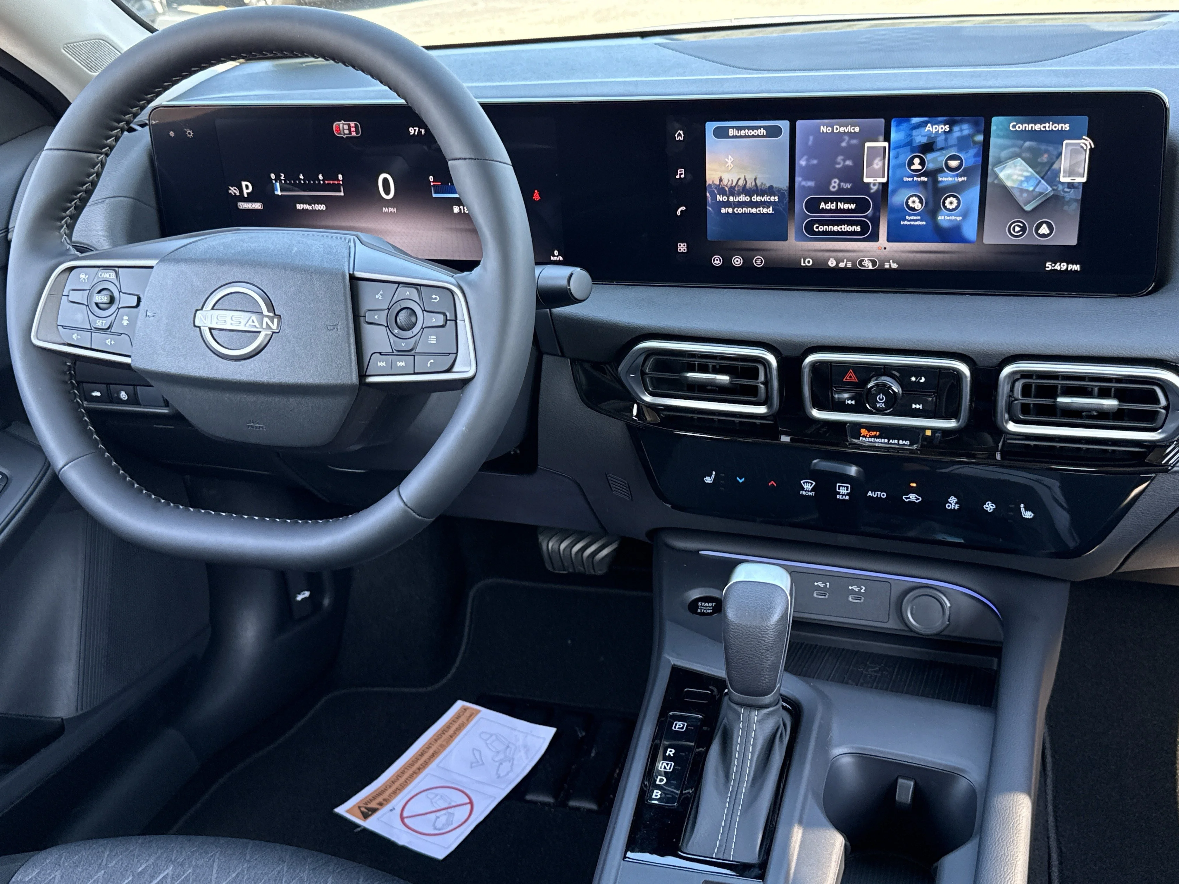 New 2026 Gun Metallic Nissan SV image 3