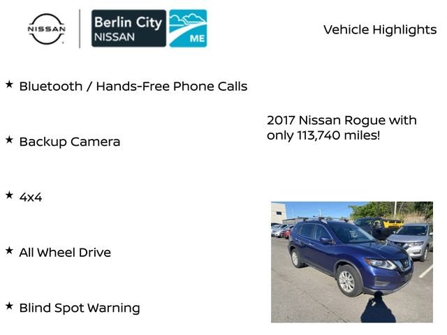 Used 2017 Blue Nissan SV image 2