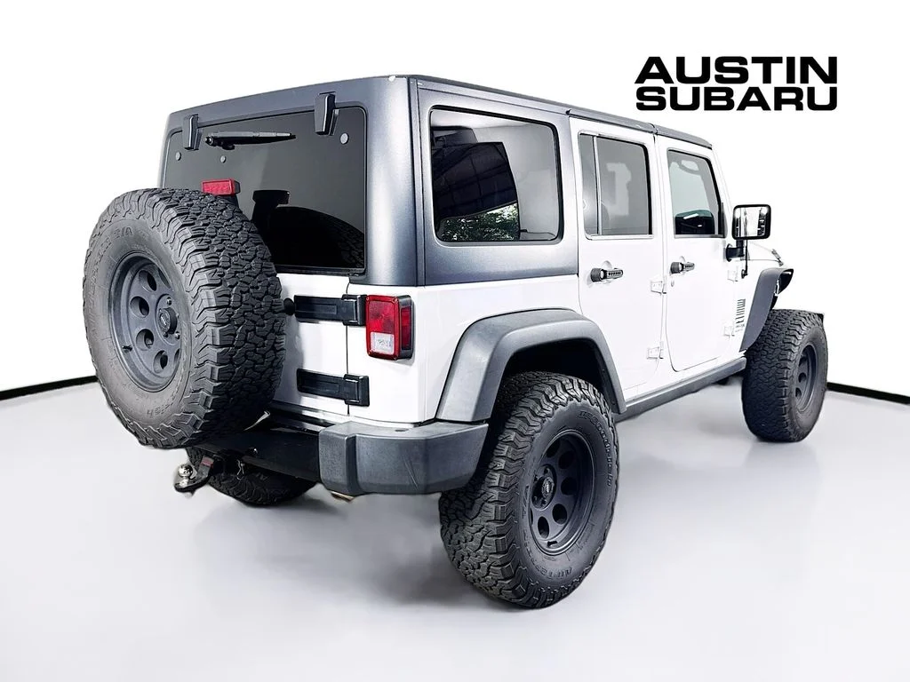 Used 2018 White Jeep Unlimited Willys Wheeler image 7