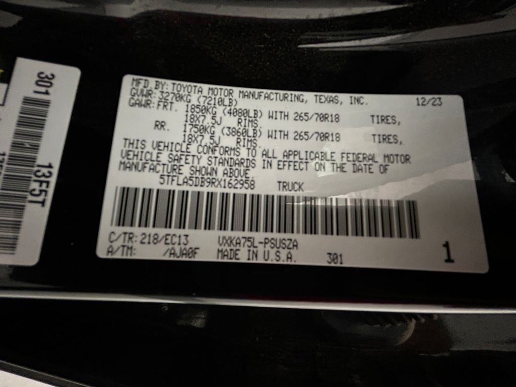 Used 2024 Black Toyota SR5 image 20