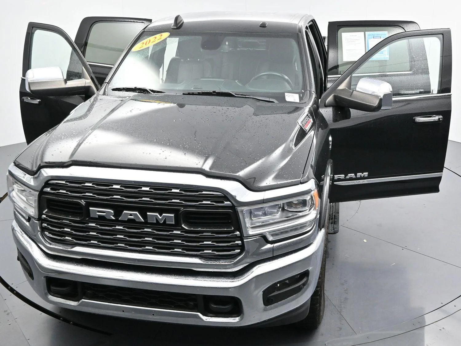 Used 2022 Diamond Black Crystal Pearlcoat Ram Limited image 41
