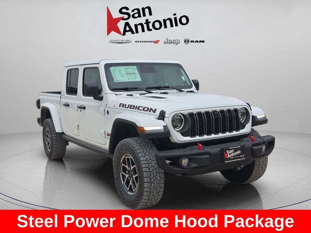 New 2026 Bright White Clear-Coat Exterior Paint Jeep Rubicon X image 3