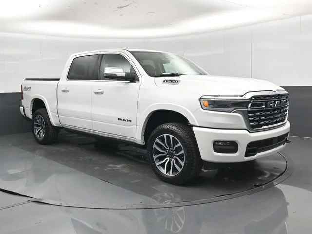 New 2027 Ivory White Tri-Coat Pearlcoat RAM Limited image 1