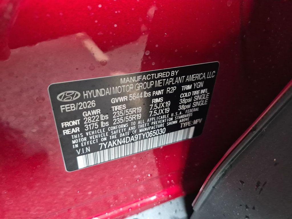 New 2026 Red Hyundai SEL image 35