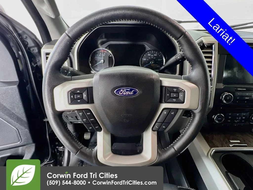 Used 2017 Shadow Black Ford Lariat image 8