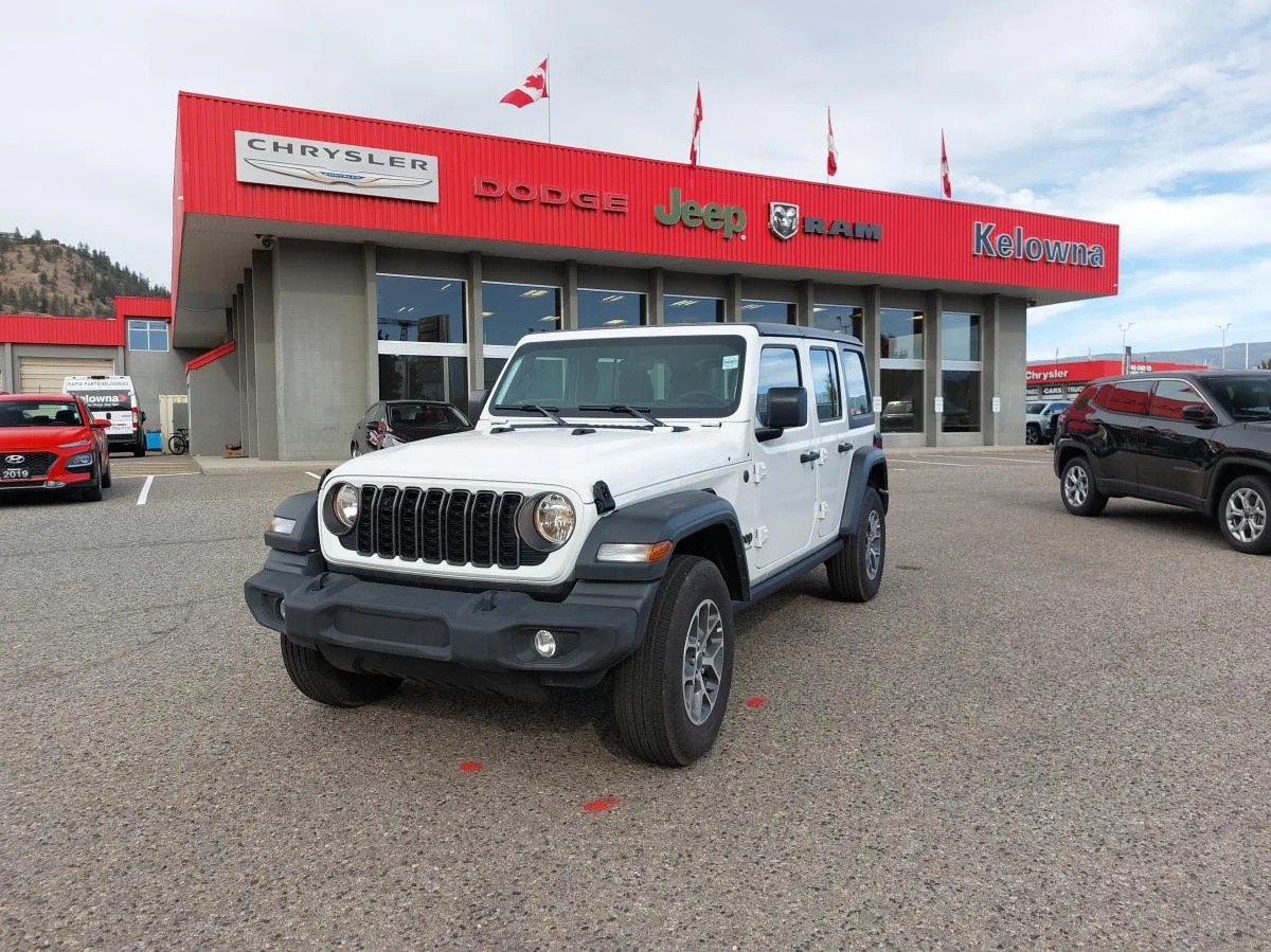 New 2024 White Jeep Sport 4 Door 4x4 image 1