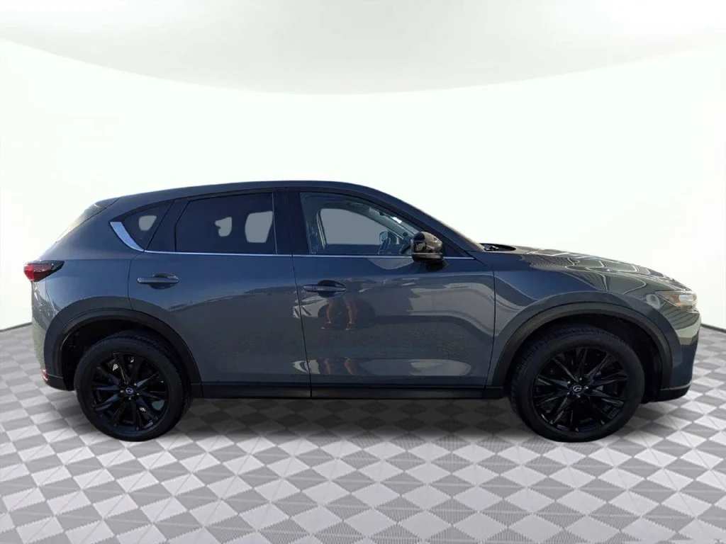 Used 2021 Polymetal Gray Metallic Mazda Carbon Edition image 2