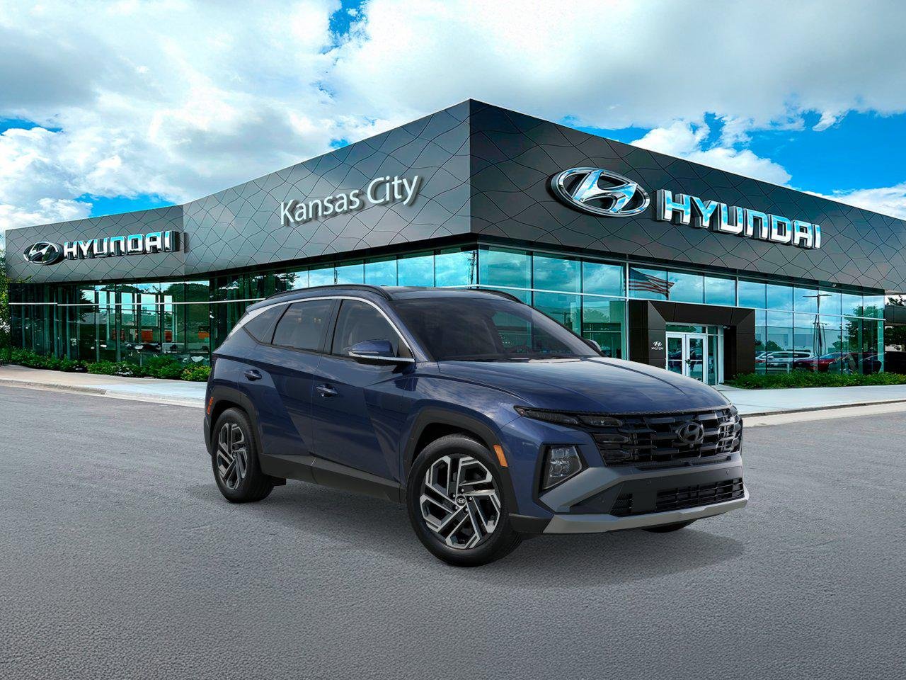 New 2026 Atlantis Blue Hyundai Limited AWD image 2