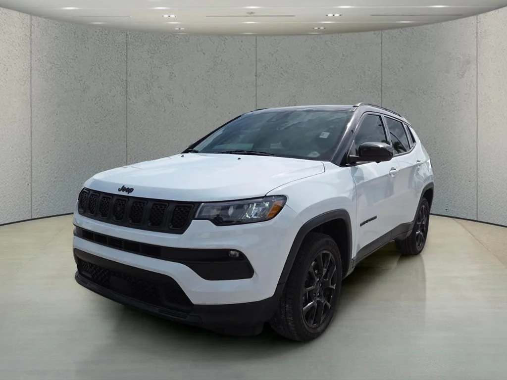 Certified Used 2023 Bright White Clearcoat Jeep Altitude image 11
