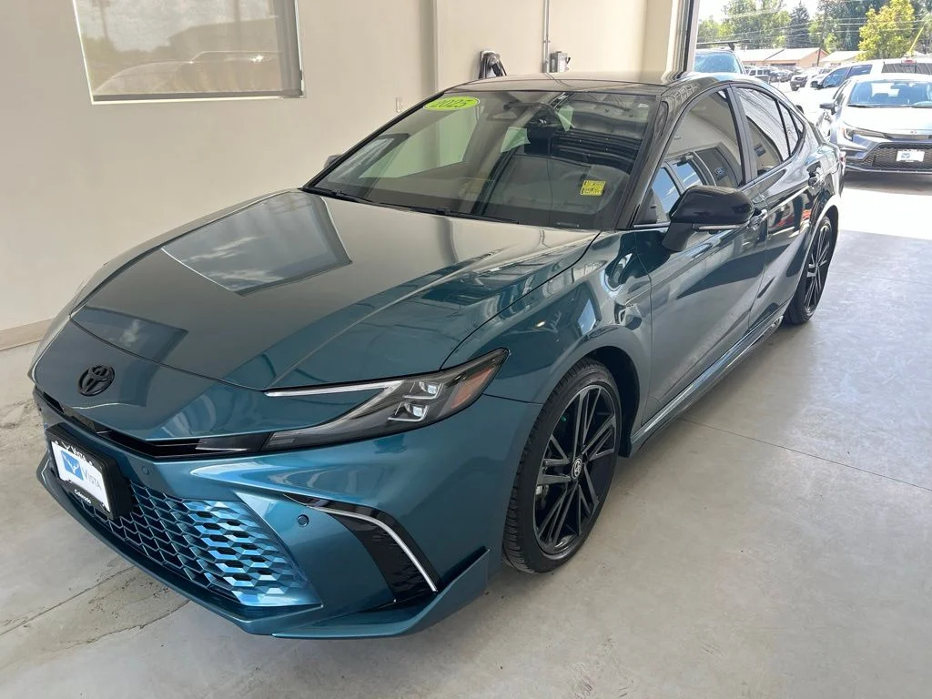 Certified Used 2025 Midnight Black Metallic Toyota XSE image 3
