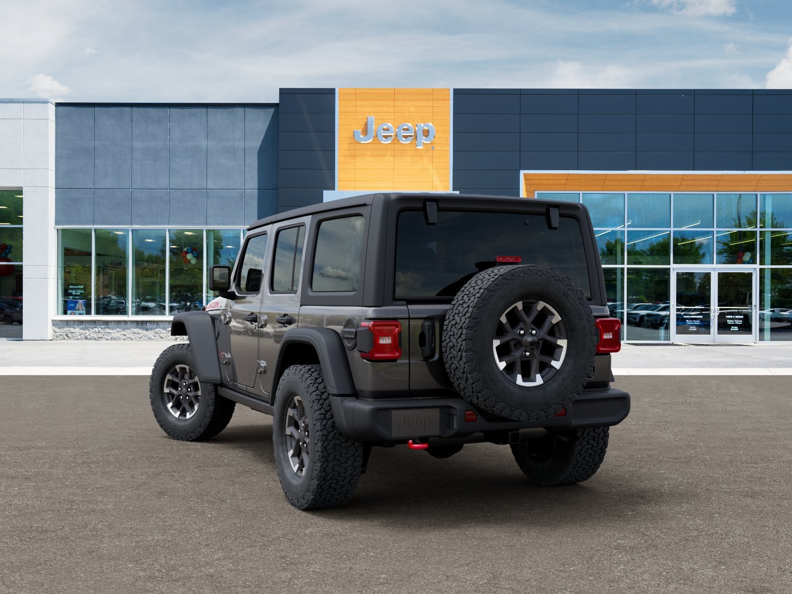 New 2026 Granite Crystal Metallic Clear-Coat Exterior Paint Jeep Rubicon image 29