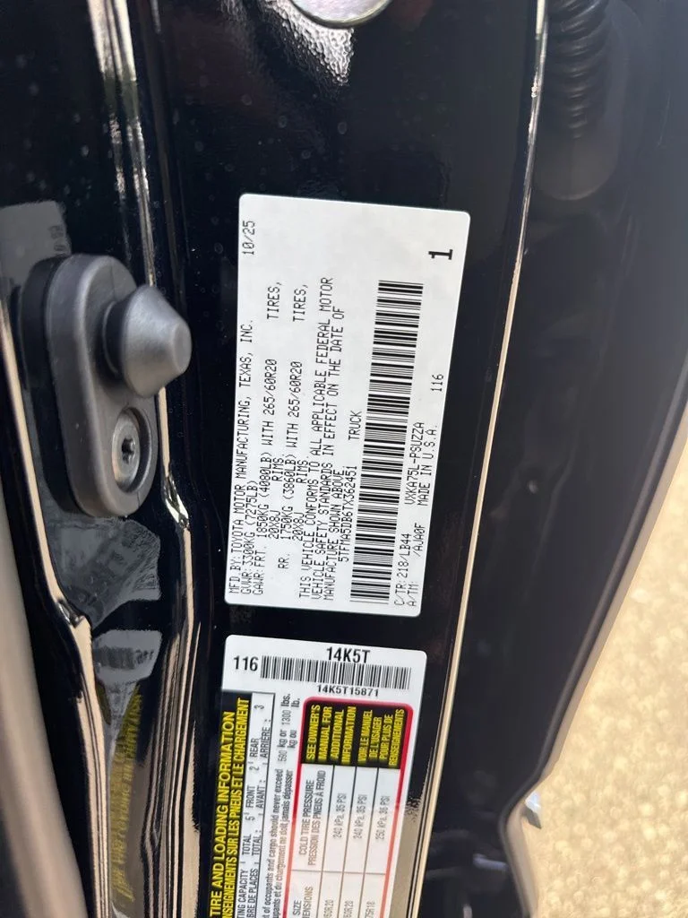 Used 2026 Black Toyota 1794 image 9