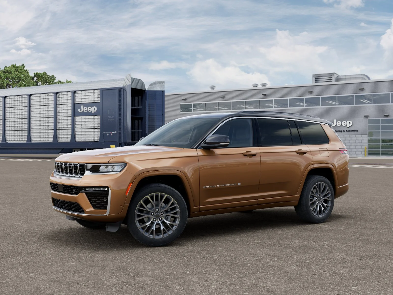 New 2027 Copper Shino Metallic Clear-Coat Paint Jeep Summit image 1