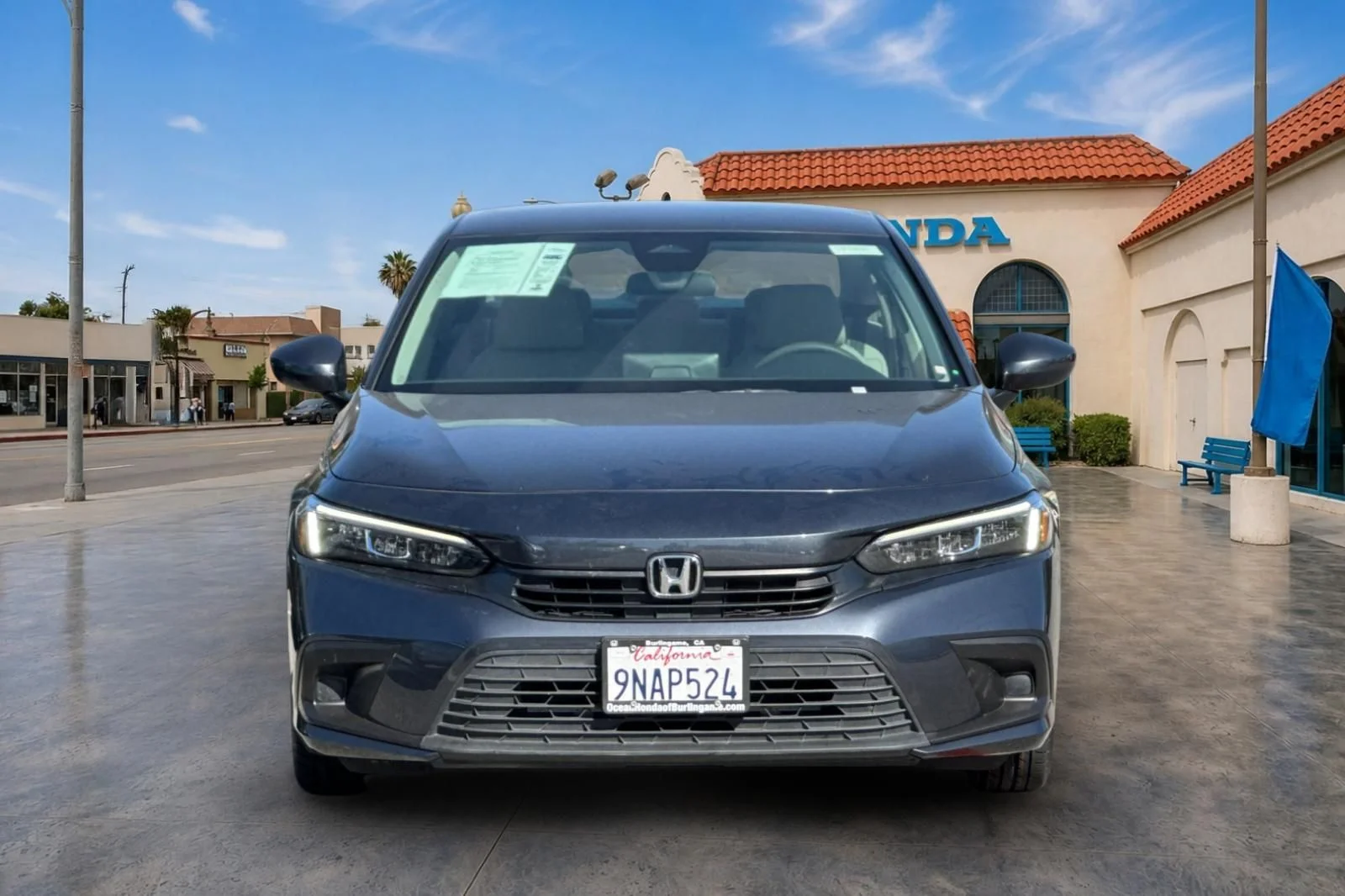 Certified Used 2024 Meteorite Gray Metallic Honda LX image 9
