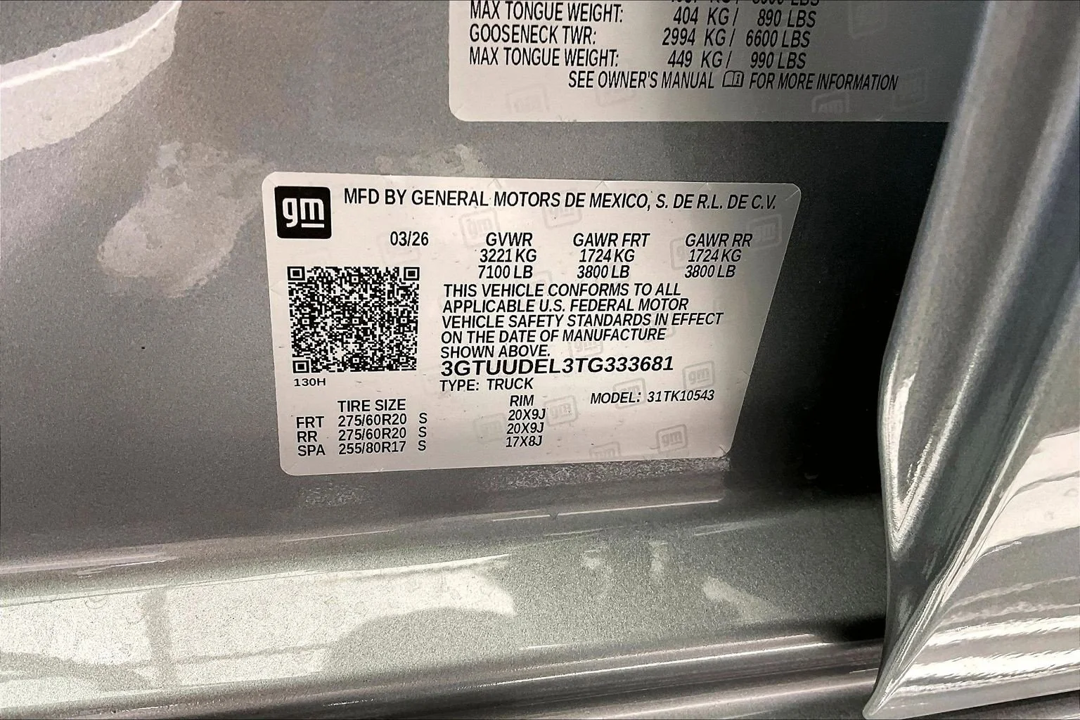 New 2026 Sterling Metallic GMC SLT image 20