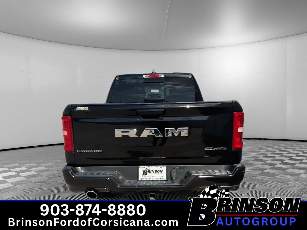 Used 2025 Diamond Black Crystal Pearlcoat Ram Laramie image 6