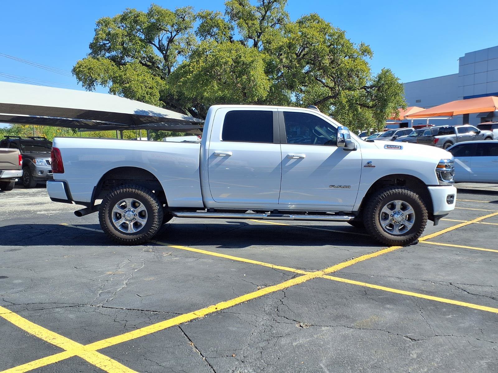 Used 2025 Bright White Clearcoat Ram Laramie image 4