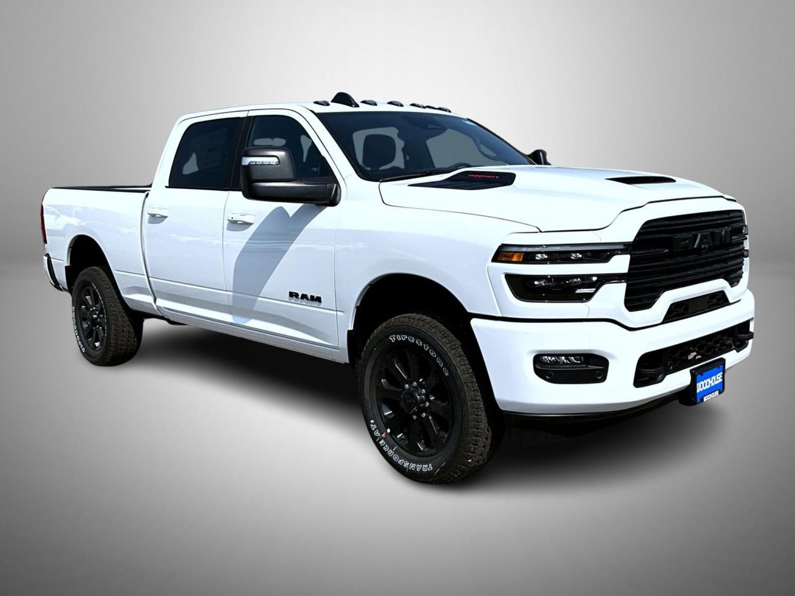 New 2026 Bright White Clear-Coat Exterior Paint RAM Laramie image 3