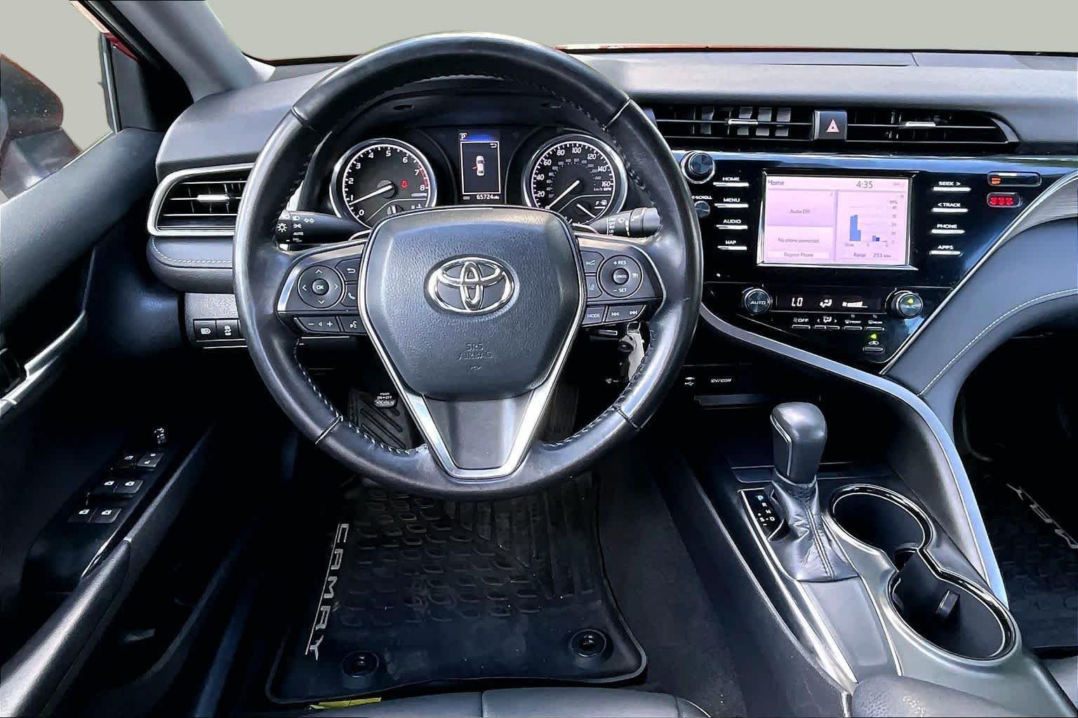 Certified Used 2019 Super Sonic Red Toyota SE image 6