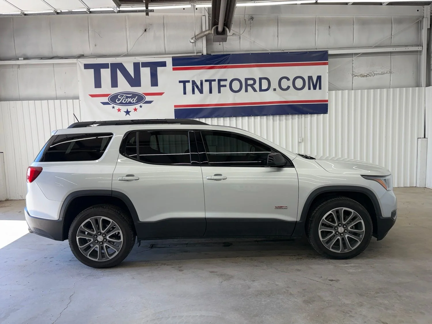 Silver 2017 GMC Acadia SLT-1 AWD SUV / Crossover Four-Wheel Drive