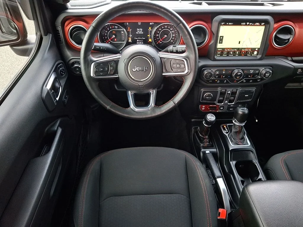 Used 2018 Granite Crystal Clearcoat Metallic Jeep Unlimited Rubicon image 12