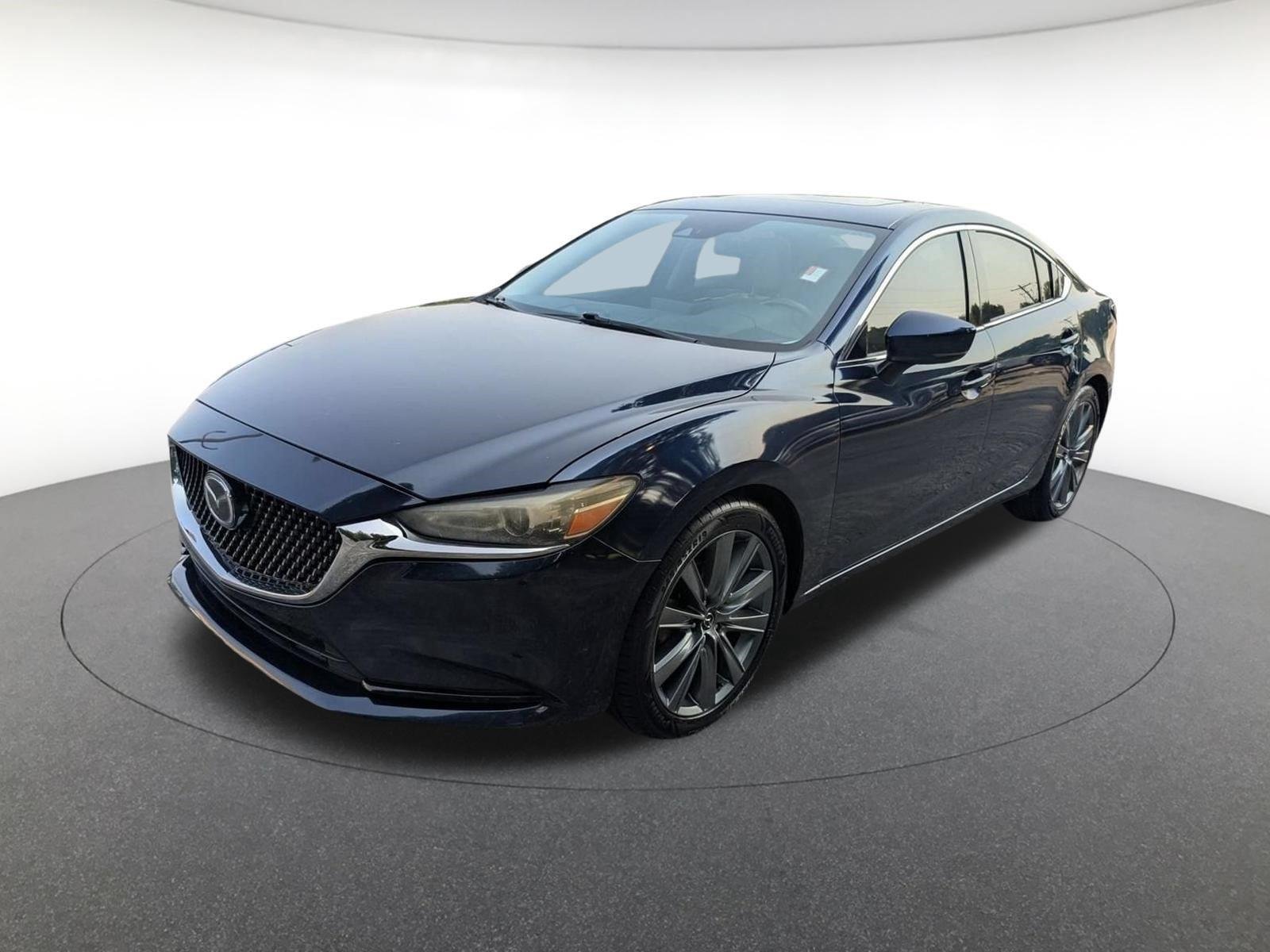 Used 2021 Deep Crystal Blue Mazda Touring image 9