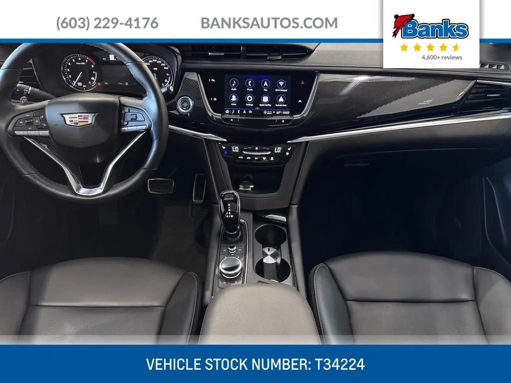 Certified Used 2025 Stellar Black Metallic Cadillac Sport image 13