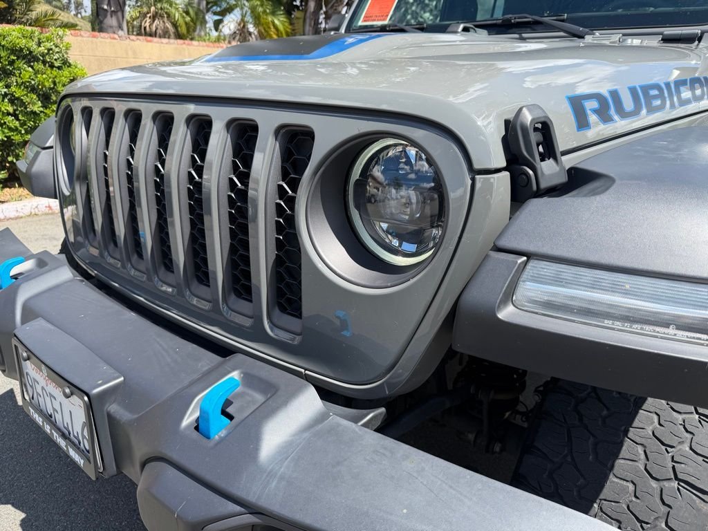 Used 2023 Gray Jeep Rubicon 4xe image 4