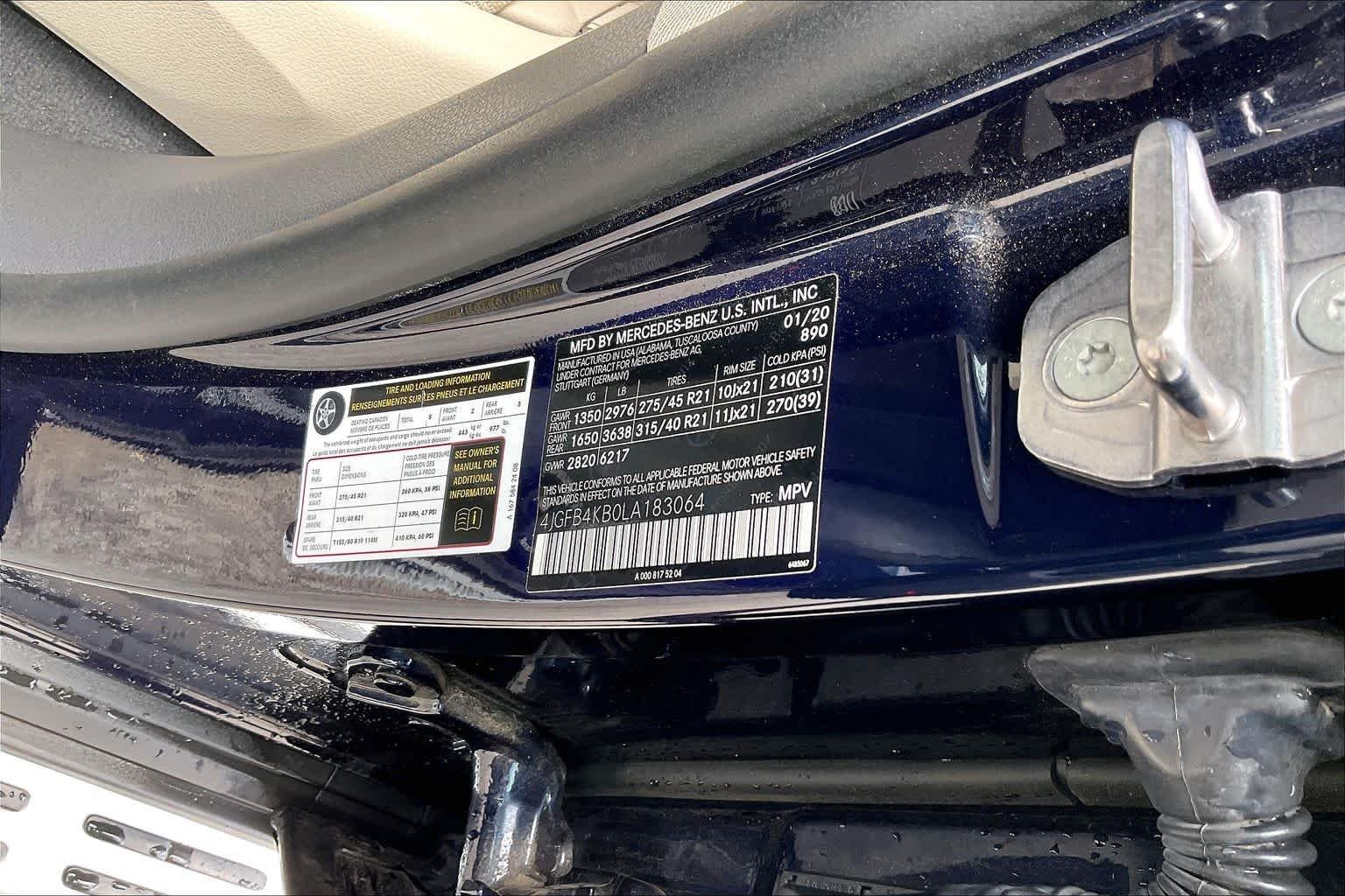 Certified Used 2020 Lunar Blue Metallic Mercedes-Benz GLE 350 image 31