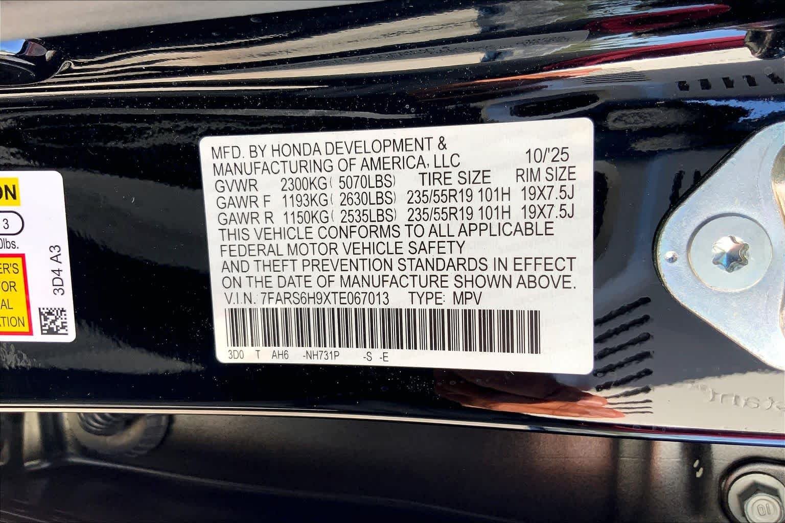 Used 2026 Crystal Black Pearl Honda Sport Touring image 49