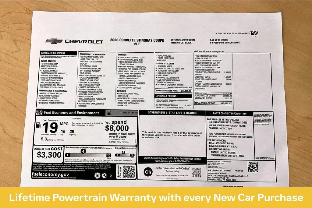 New 2026 Arctic White Chevrolet 2LT image 10