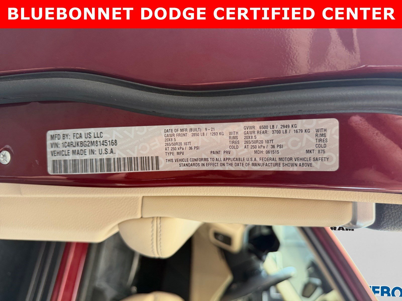 Certified Used 2021 Velvet Red Pearlcoat Jeep Limited image 24