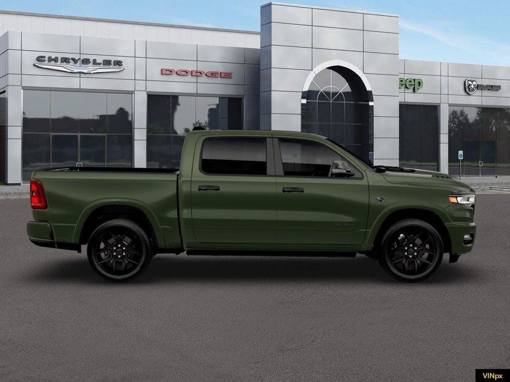 New 2026 Serrano-Green Metallic Exterior Paint RAM Laramie image 9