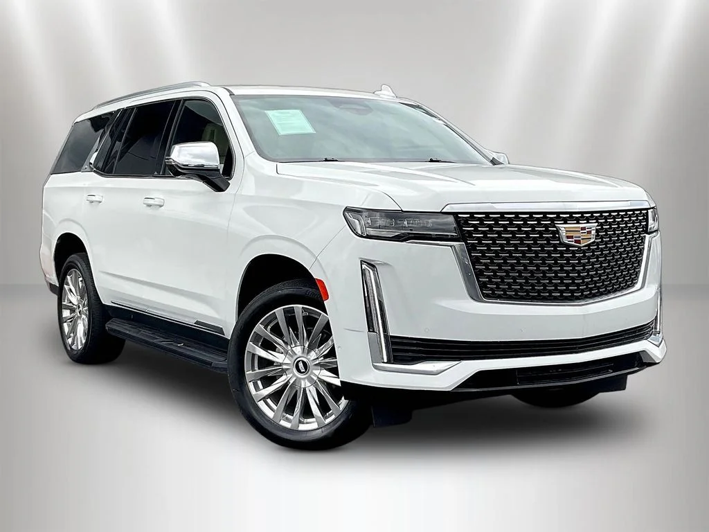 Used 2024 Crystal White Tricoat Cadillac Premium Luxury image 3