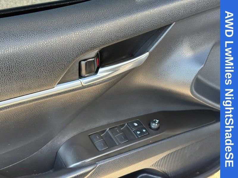 Used 2022 Midnight Black Metallic Toyota SE Nightshade image 19
