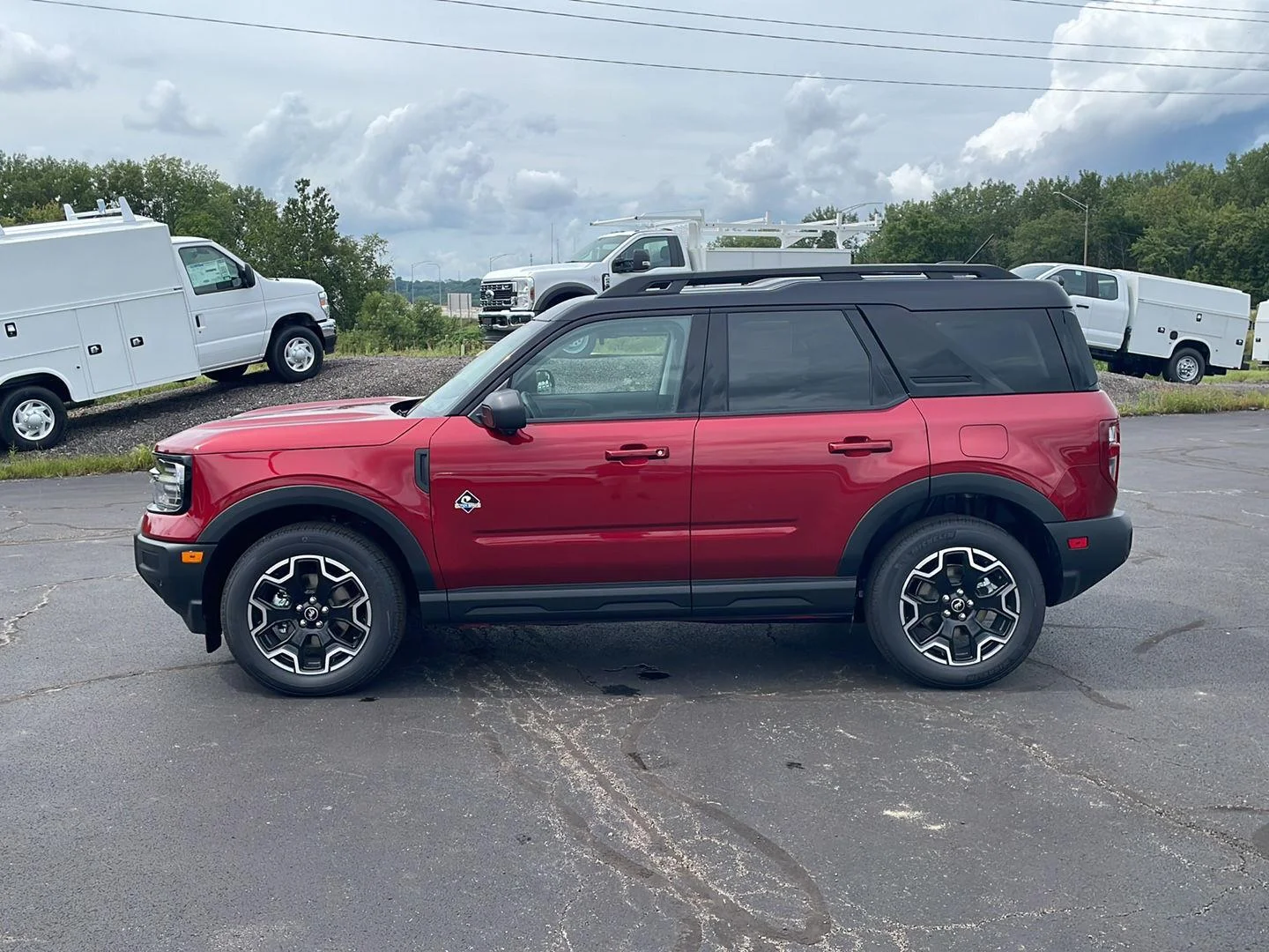 New 2026 Ruby Red Metallic Tinted Clearcoat Ford Outer Banks image 2