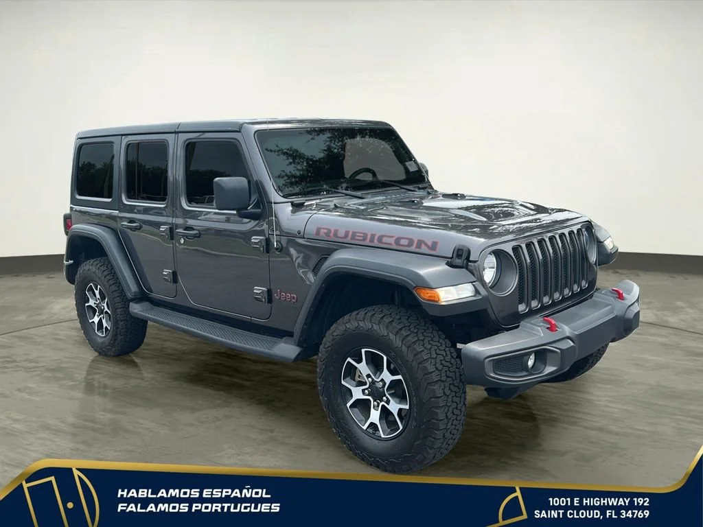 Used 2020 Gray Jeep Rubicon 4x4 image 8