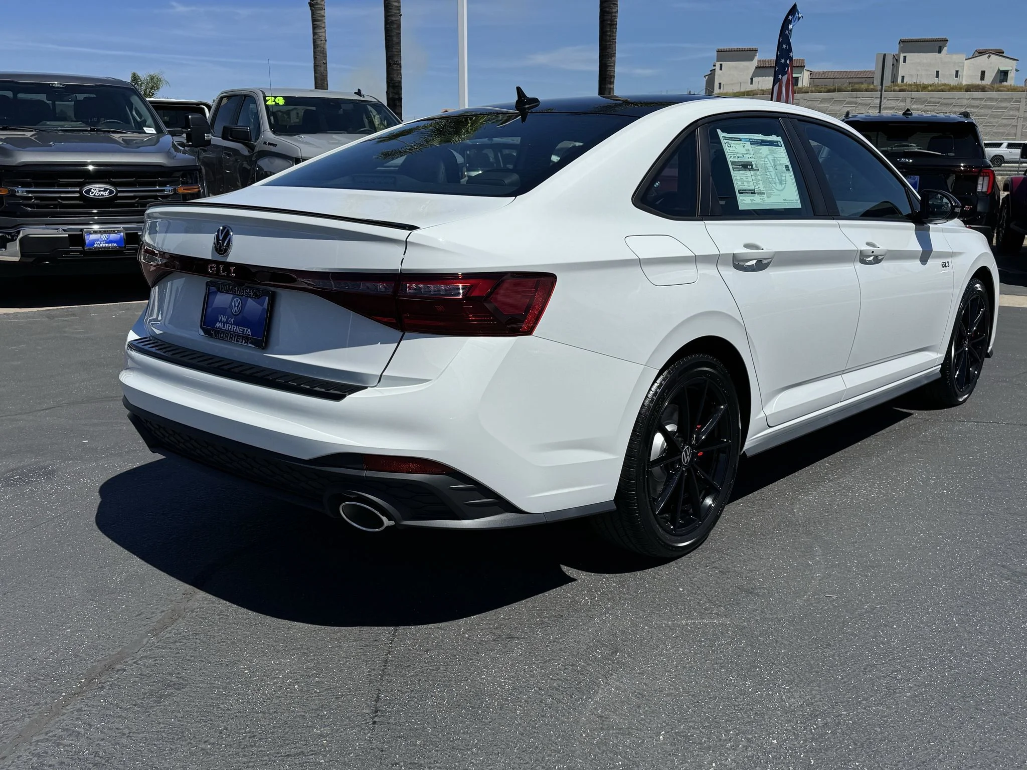 New 2026 Pure White w/Deep Black Roof Volkswagen Autobahn image 7
