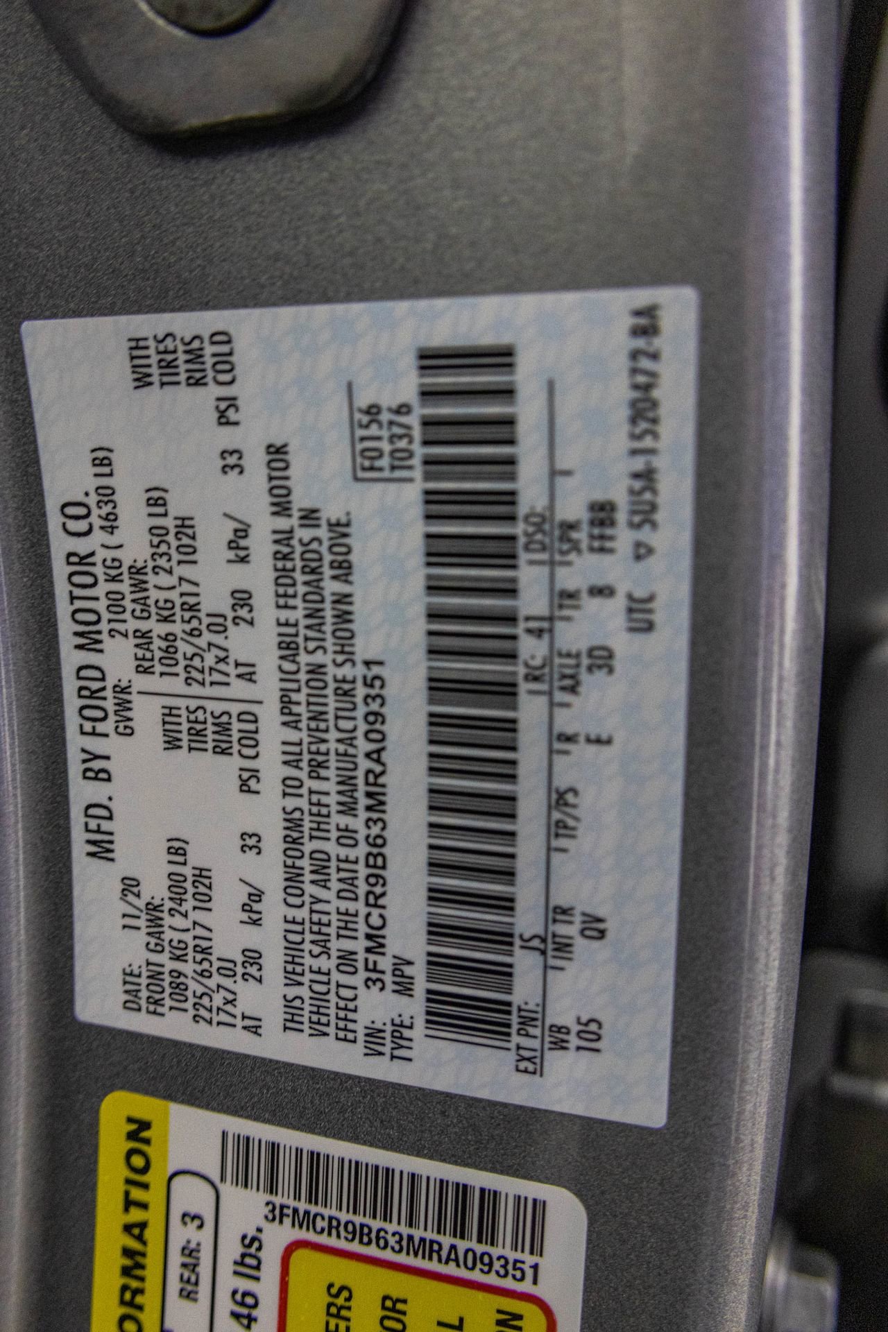 2021 FORD BRONCO SPORT - Image 48