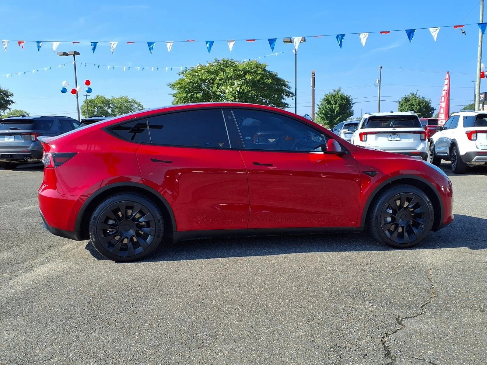 Used 2021 Red Multi-Coat Tesla Long Range image 11