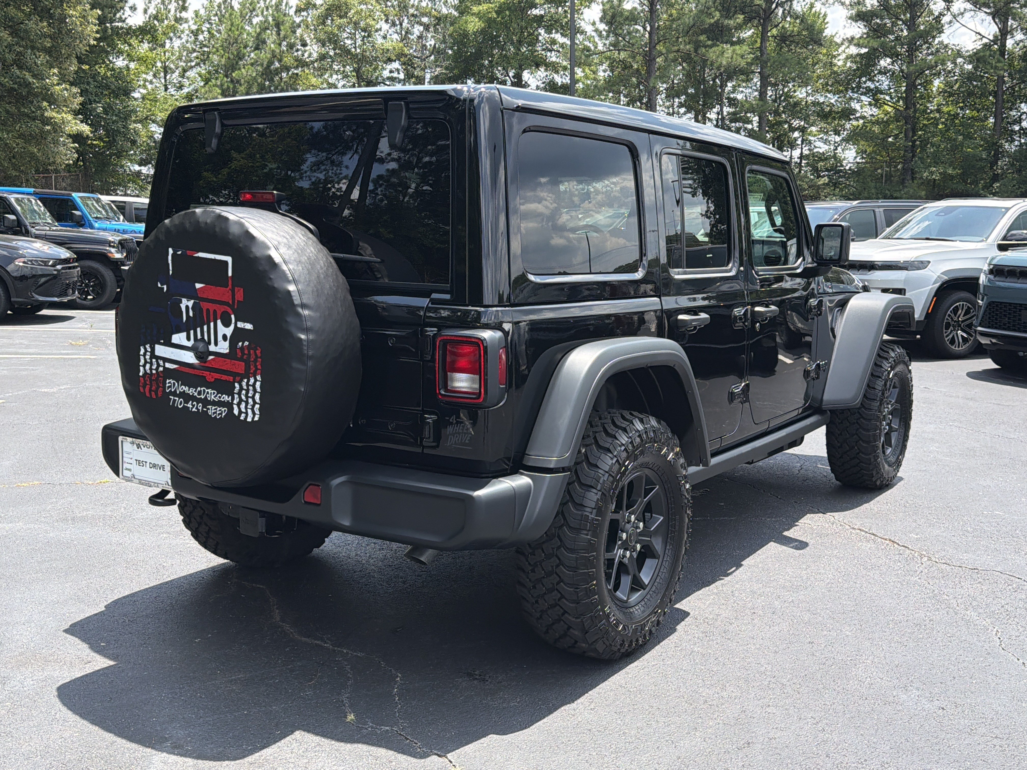 New 2026 Black Clear-Coat Exterior Paint Jeep Willys image 8