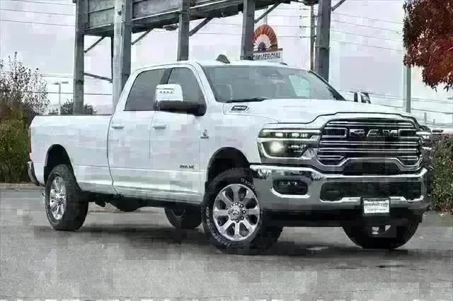 New 2026 Bright White Clear-Coat Exterior Paint RAM LARAMIE image 2