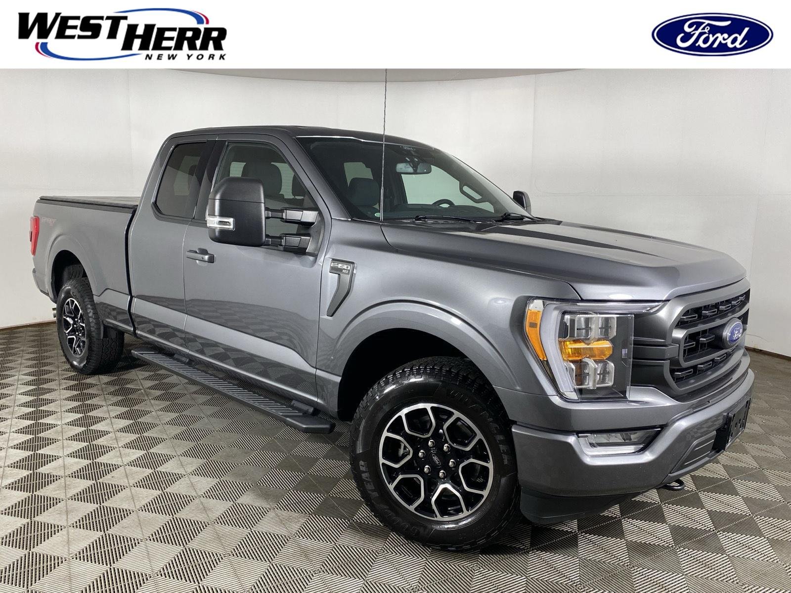 Used 2022 Carbonized Gray Ford XLT image 1