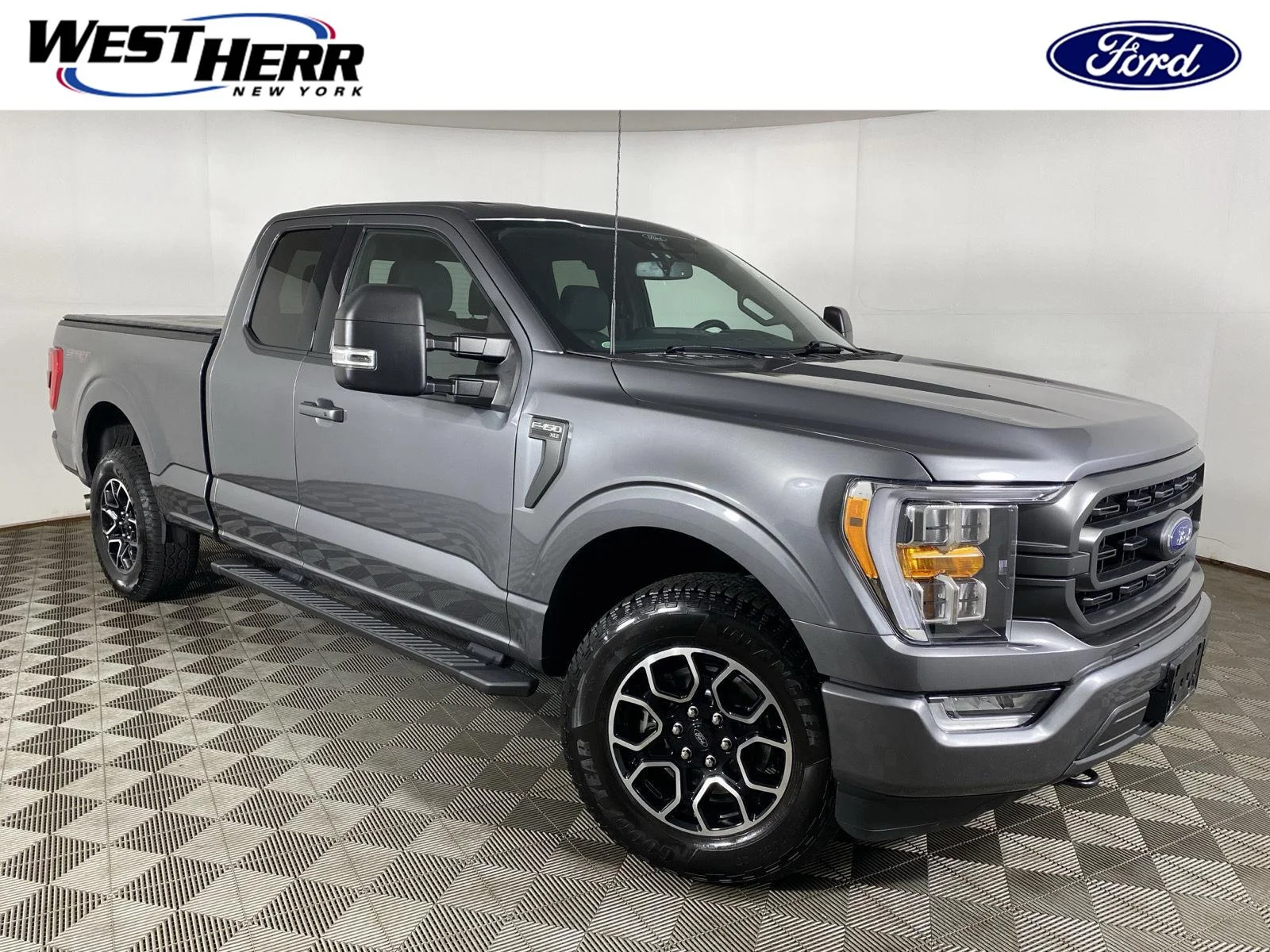Used 2022 Carbonized Gray Ford XLT image 1
