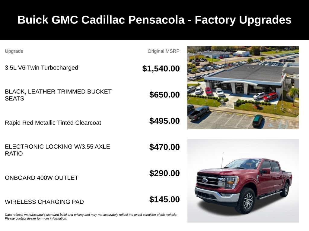 Used 2022 Red Ford Lariat image 4