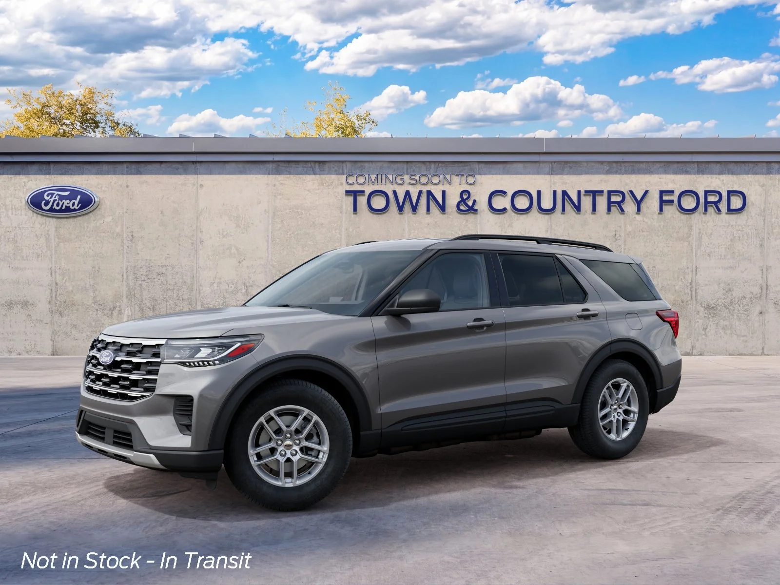 New 2027 Carbonized Gray Metallic Ford Active image 1