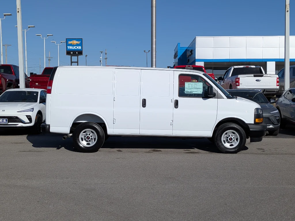 New 2026 Summit White GMC Work Van image 2