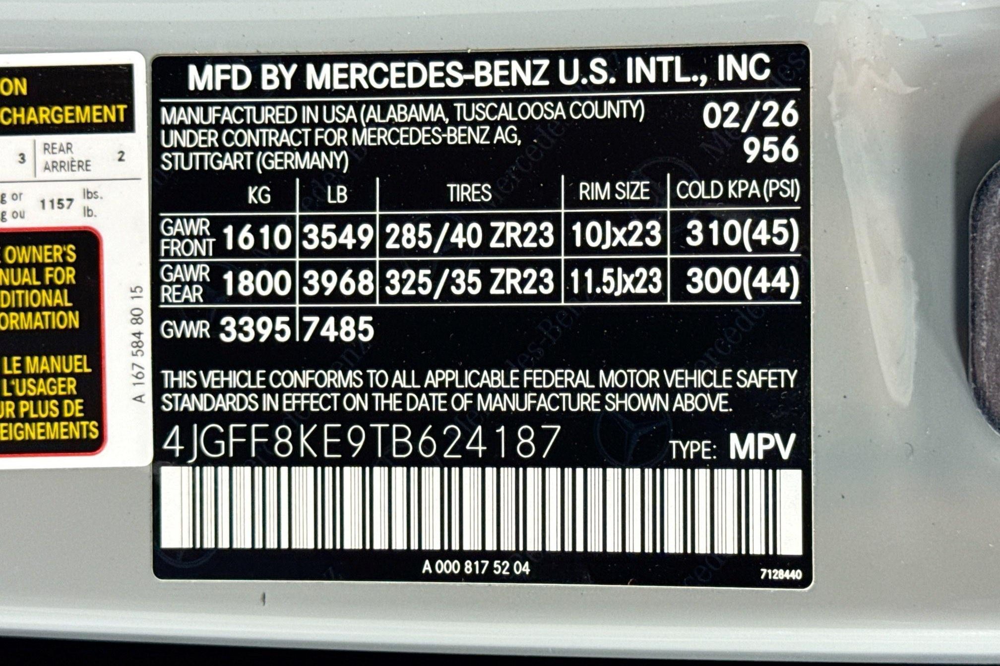 New 2026 MANUFAKTUR Alpine Grey Mercedes-Benz AMG® GLS 63 image 61